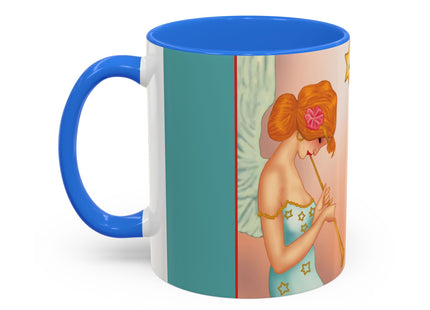 Heavenly Angel Duet Colorful Mugs (11oz, 15oz)