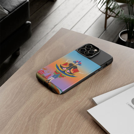 Colorful Dancer Phone Case – Vibrant Grace & Cultural Elegance