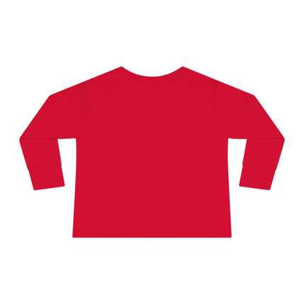 Festive Reindeer Flight Toddler Long Sleeve Tee