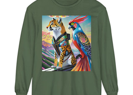 Cybernetic Duets Garment-dyed Long Sleeve T-Shirt