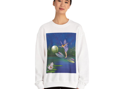 Fairy on a Dragonfly Heavy Blend™ Crewneck Sweatshirt