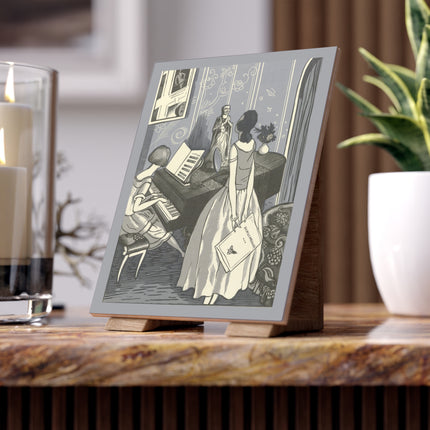 Piano and Singing by Fernand Siméon Ceramic Tile