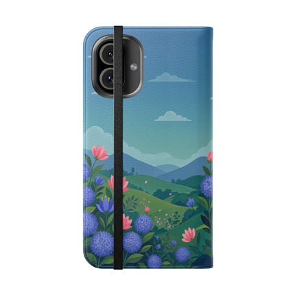 🌸🌿 The Garden Hide-And-Seek Flip Case – Art Deco Floral Whimsy