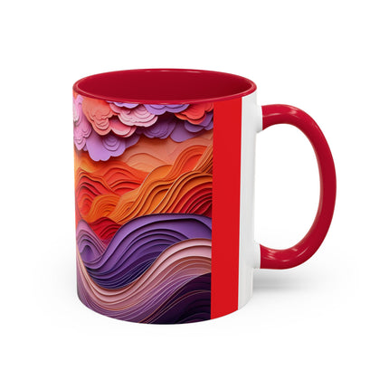 Dramatic Sunset Sky Colorful Mugs (11oz, 15oz)