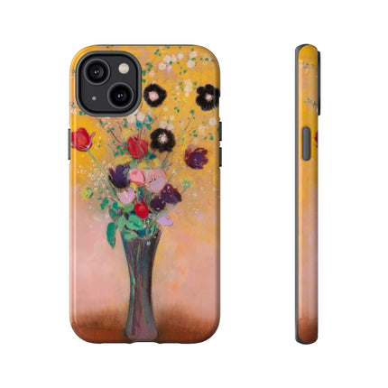 Vase of Flowers by Odilon Redon Phone Cases