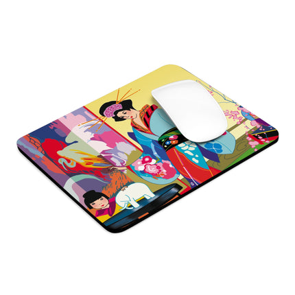 A Timeless Journey by Umberto Brunelleschi Mouse Pad, Round and Rectangle