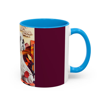 Shih Tzu at an Autumn Colorful Mugs (11oz, 15oz)