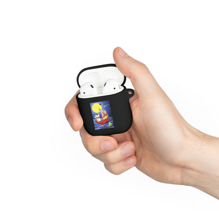 Moonlit Voyage – Owl and Pussycat Adventure AirPods Case