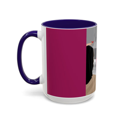 The Red Bird Colorful Mugs – Gentle Storybook Charm & Elegant Whimsy