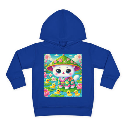 Lily Pond Stroll Toddler Pullover Fleece Hoodie