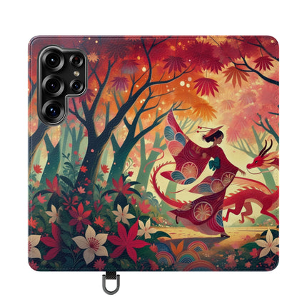 The Dragon Fairy’s Dance Flip Case – Enchanted Grace & Spring Magic