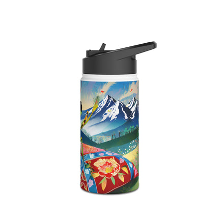 The Joyful Mantis Stainless Steel Water Bottle