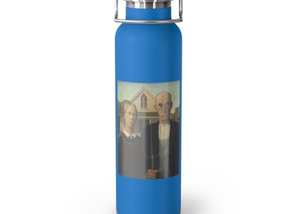 American Gothic by Grant Wood Copper Vacuum Insulated Bottle, 22oz