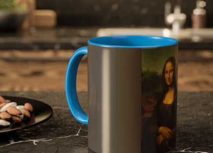 Mona Lisa by Leonardo da Vinci Colorful Mugs (11oz, 15oz)
