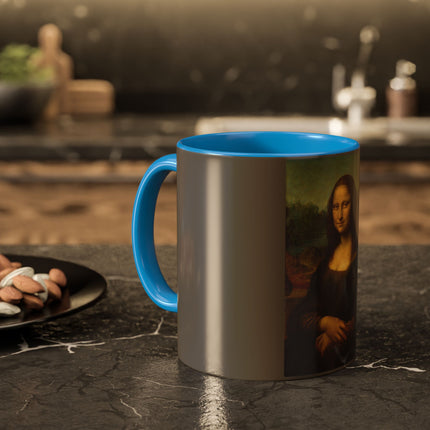Mona Lisa by Leonardo da Vinci Colorful Mugs (11oz, 15oz)