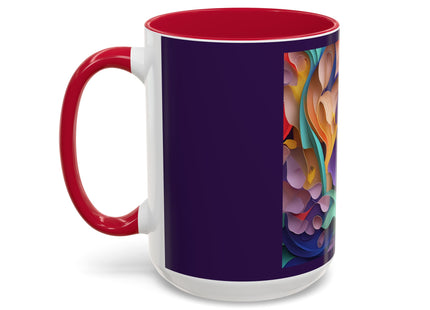 The Elegant Iris Flower Colorful Mugs (11oz, 15oz)