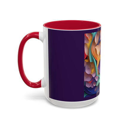 The Elegant Iris Flower Colorful Mugs (11oz, 15oz)