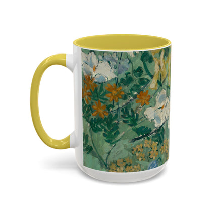 Flowers by August Babberger Colorful Mugs (11oz, 15oz)