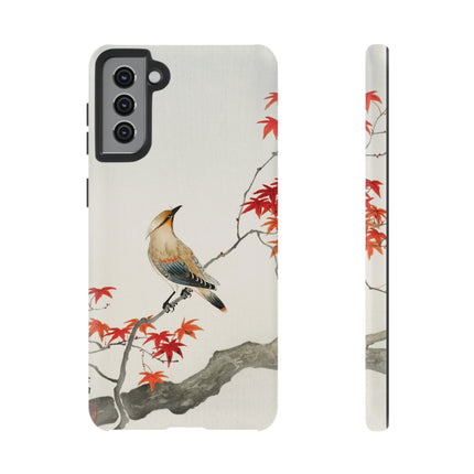 Japanese Bird on Maple by Ohara Koson Phone Cases