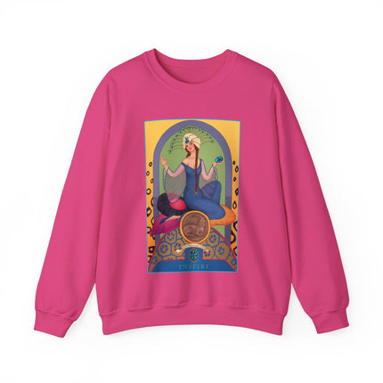 December & Tanzanite (from the Gem Series) by Sofia Chiostri Heavy Blend™ Crewneck Sweatshirt