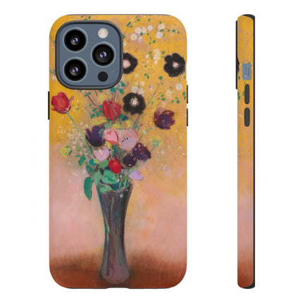 Vase of Flowers by Odilon Redon Phone Cases