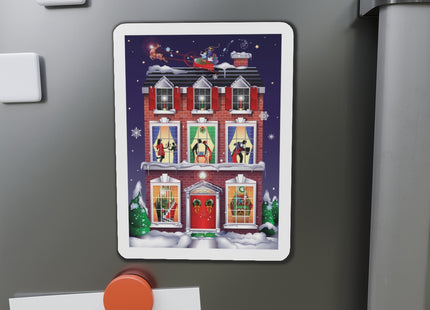 A Christmas Eve Celebration Die-Cut Magnets (5 Sizes)