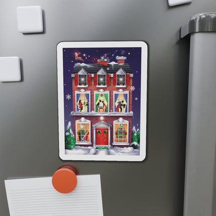 A Christmas Eve Celebration Die-Cut Magnets (5 Sizes)