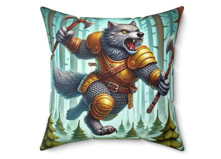 Wolverine Vanguard Spun Polyester Square Pillow