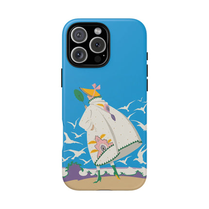 Seaside Wanderer Phone Case – Whimsical Charm & Coastal Delight