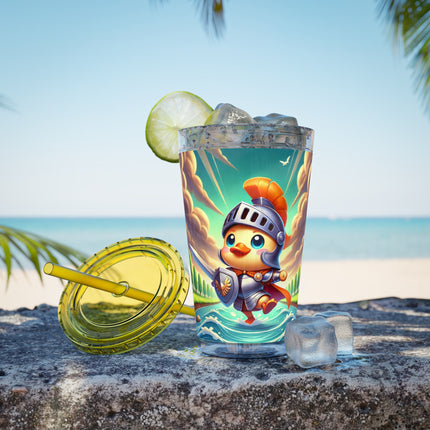 Valiant Duck Sunsplash Tumbler with Straw, 16oz