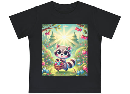 Raccoon’s Berry Basket Baby Short Sleeve T-Shirt