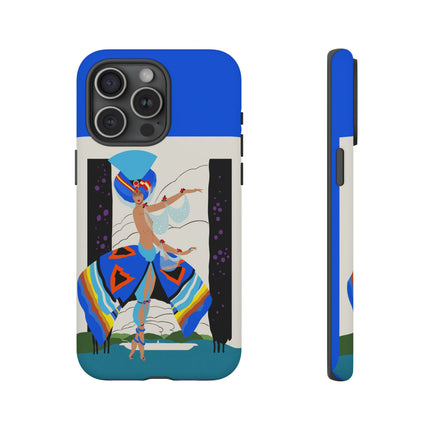 Exotic Dancer Phone Case – Vibrant Performance & Art Deco Flair