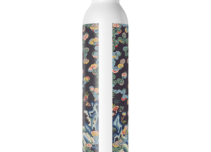 Rank Badge with Dragon with Deer Hooves Slim Water Bottle