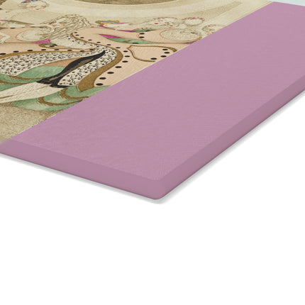 Sur talons rouges (On Red Heels) pl 01 by Gerda Wegener Glass Cutting Board