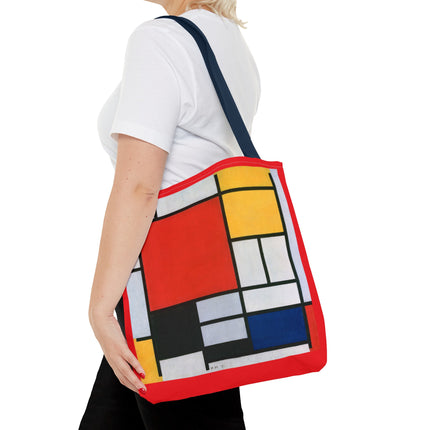 Composition with Red, Yellow, Blue, and Black by Piet Mondrian Tote Bag (AOP)