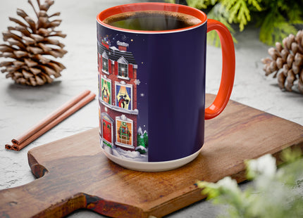 A Christmas Eve Celebration Colorful Mugs (11oz, 15oz)