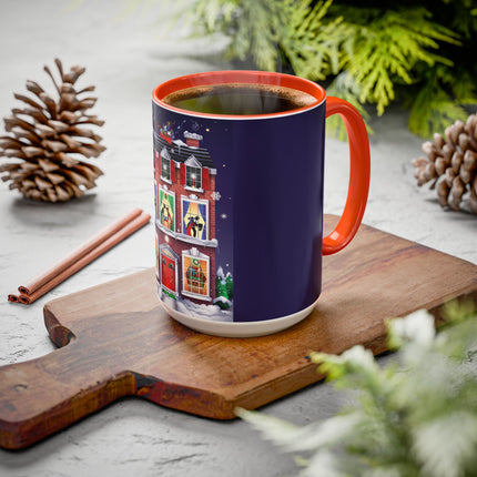 A Christmas Eve Celebration Colorful Mugs (11oz, 15oz)