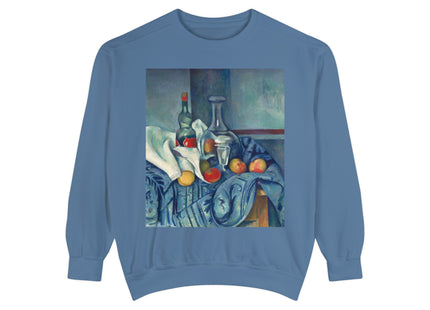 The Peppermint Bottle by Paul Cézanne Unisex Garment-Dyed Sweatshirt