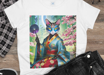 Cyberpunk Geisha Cotton Tee