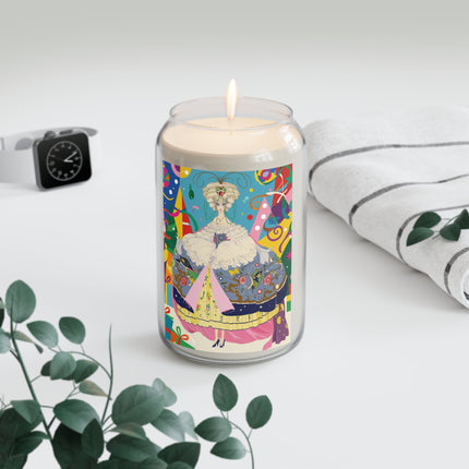 🎀✨ The Christmas Court Of Joy Scented Soy Candle – Art Deco Holiday Fantasy