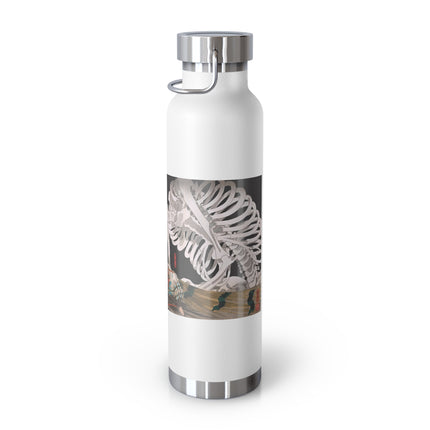 Mitsukuni Defying the Skeleton Spectre by Utagawa Kuniyoshi Copper Vacuum Insulated Bottle, 22oz