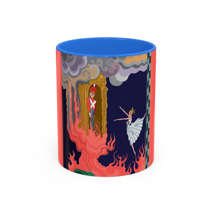 The Firebird's Awakening Colorful Mug (11oz, 15oz) – Ballet Fantasy, Mythic Fire & Art Deco Drama