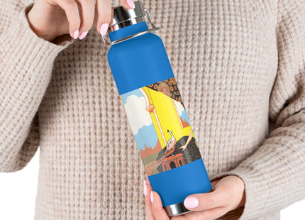 Glimpses of Opulence by Ezio Anichini Copper Vacuum Insulated Bottle, 22oz