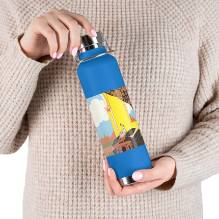 Glimpses of Opulence by Ezio Anichini Copper Vacuum Insulated Bottle, 22oz