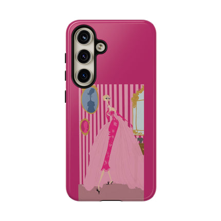 Lady in Pink Phone Case – Graceful Sophistication