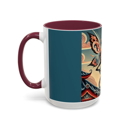 Dragon Fairy of the Temple Colorful Mugs (11oz, 15oz)