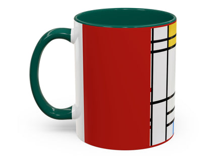 Place de la Concorde by Piet Mondrian Colorful Mugs (11oz, 15oz)