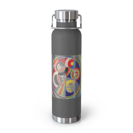 Rythme No. 1 by Robert Delaunay Copper Vacuum Insulated Bottle, 22oz