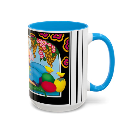 Blooms and Chicks Colorful Mugs (11oz, 15oz)