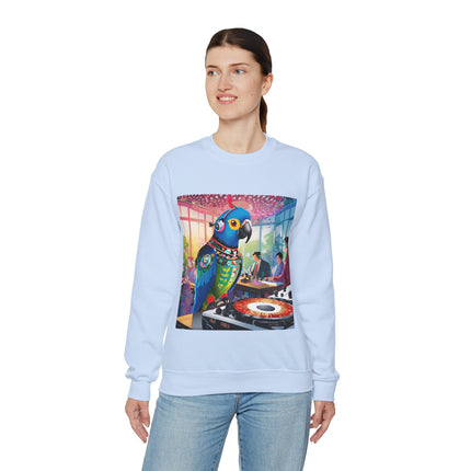 Parrot DJ Unisex Heavy Blend™ Crewneck Sweatshirt